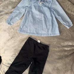 Baby Girl (shirt & Leggings)