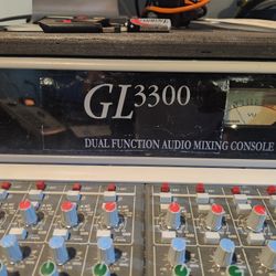 Allen & Heath GL3300 40 TRACK  8 SUB OUT WITH ROAD CASE