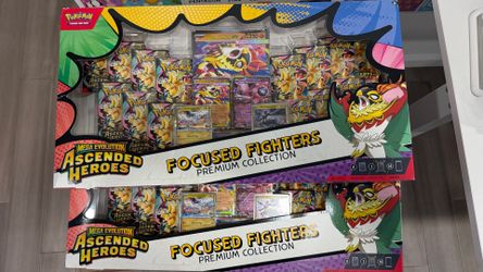 Pokemon Ascended Heroes Focused Fighters 190$ each OBO