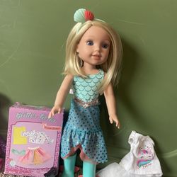 Wellie Wishers Camille American Girl Doll