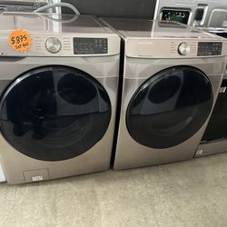 Samsung Washer And Gas Dryer Set