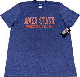 Boise State Broncos Blue T Shirt Mens XL New Captivating Brand