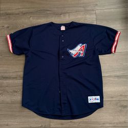 Used Majestic Tim Salmon Anaheim Angels Batting Practice MLB Jersey ~ Size 2XL