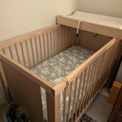 Oeuf Wooden Baby Crib