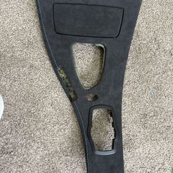 E9X M3 LCI OEM BMW Center Console with alcantara and blue stitching