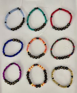 Kids Halloween Bead Bracelets
