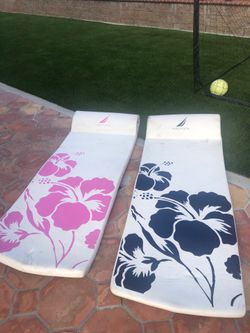 4 Pool  “ Floaties “.  Big Enough For Adults. Only 12 Each When Buy 4 For $48 (sold together) The foam Nautica ones cost $50 or more for 1 (!!)  when 