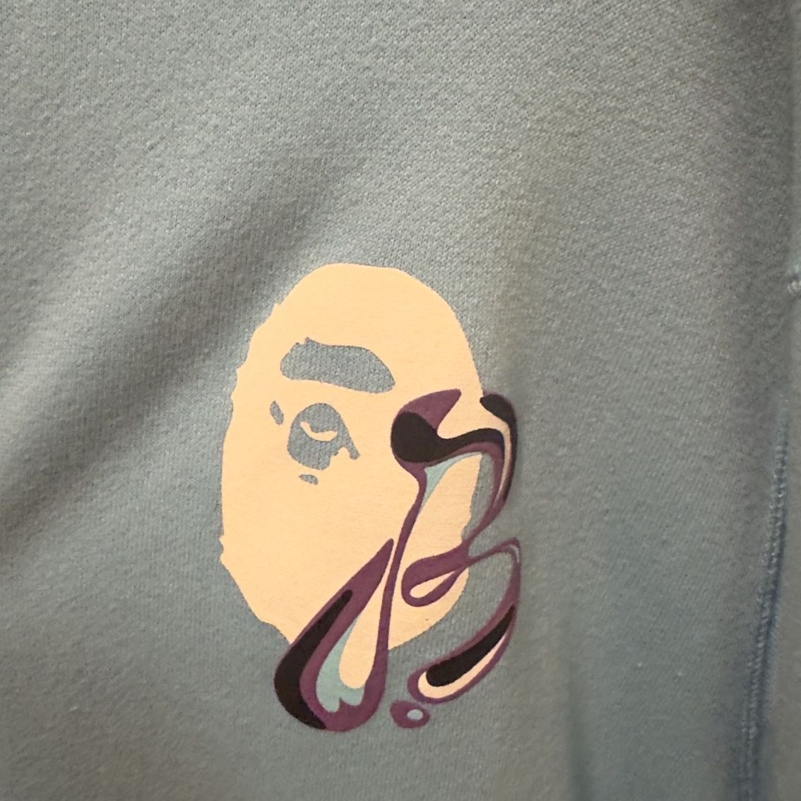 BAPE light Blue jacket *authentic*