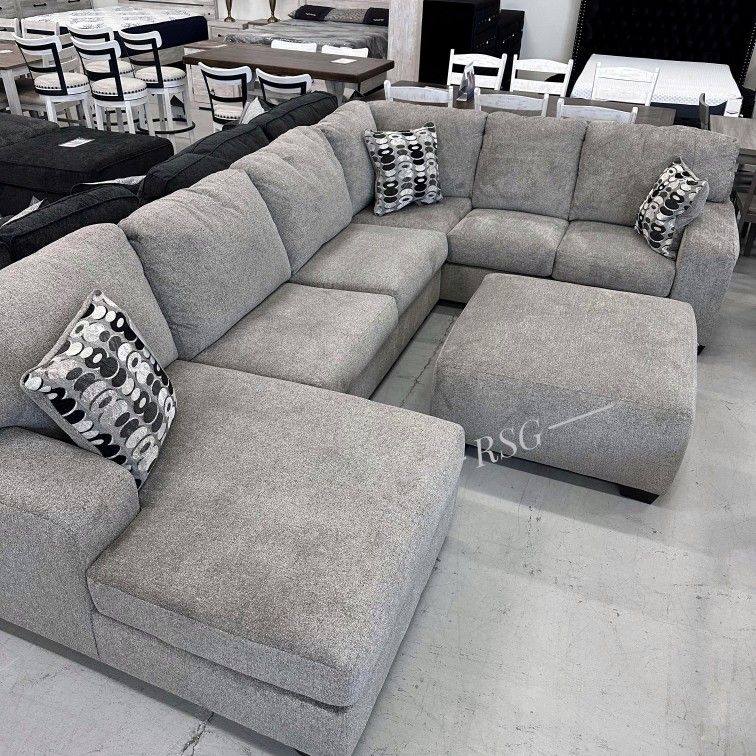 U Shaped Modular Sectional Sofa With Chaise Set ⭐$39 Down Payment with Financing ⭐ 90 Days same as cash