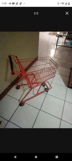 Little Red Steel Shopping 🛒 Cart