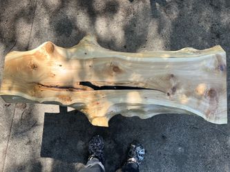 Hardwood handcrafted coffee table
