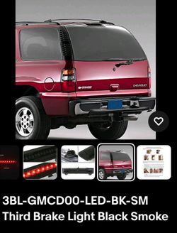 Inv 3BL-GMCD00-LED-BK-SM Third Brake Light Red