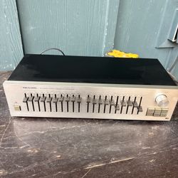 Realistic Ten Band Stereo Frequency Equalizer Model 31-2005 - Tested