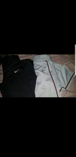Boys baseball pants size small black and gray with maroon