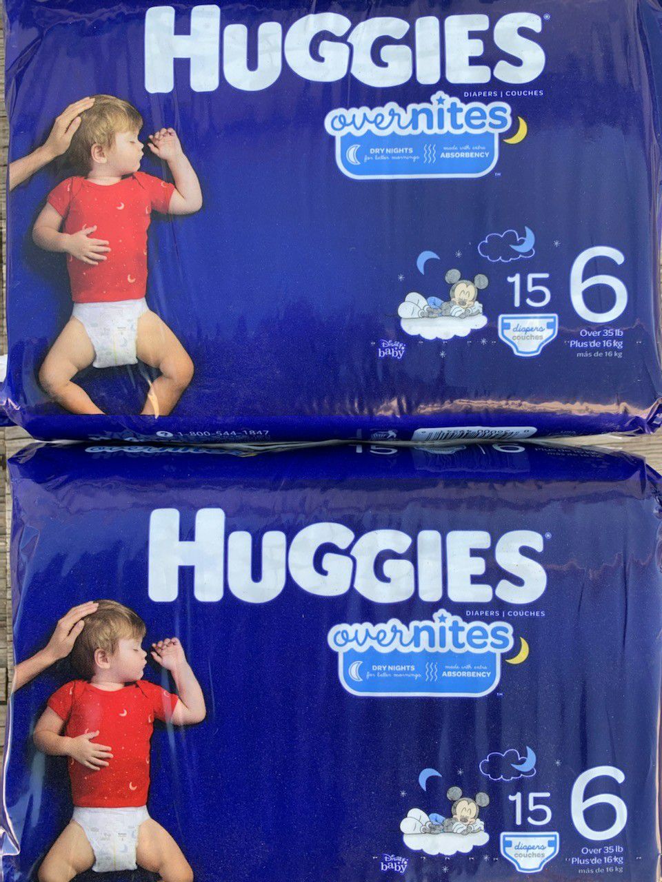 Huggies Overnites Diapers/ Pañales