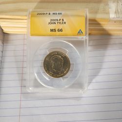 ANACS Graded Pres. Dollar Coin 