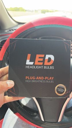 LED headlights w/connection (fan cooled)