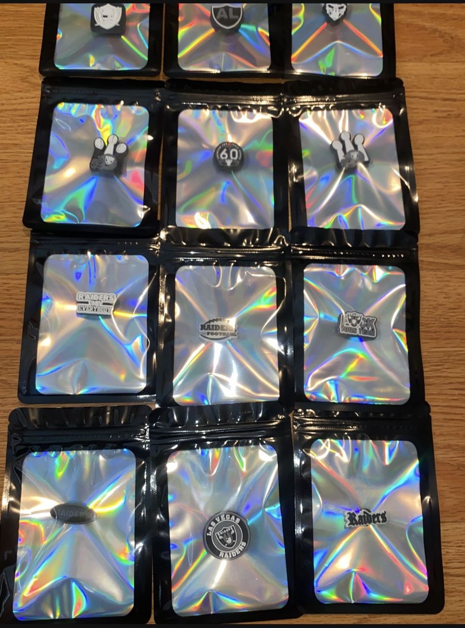  Brand New  Raiders  Croc Charms $5 Each 