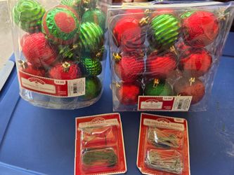 Christmas Ornaments with Hooks