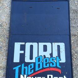 Old School Ford The Best Never Rest Mudflaps.