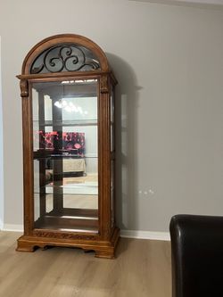 Large wood Curio