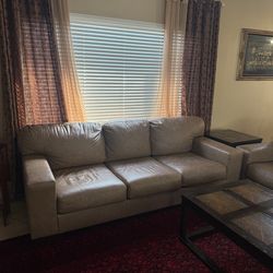Two large modern sofas(never used without covers)
