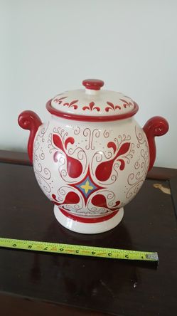 vintage Nonni's Biscotti ceramic cookie jar