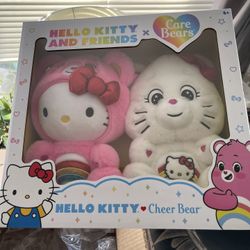 Care Bear X Hello kitty NEW IN BOX!!