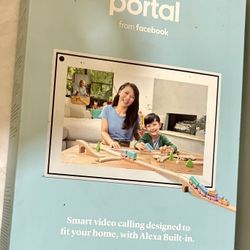 Meta Portal - Smart Video Calling for the Home with 10” Touch Screen Display - White