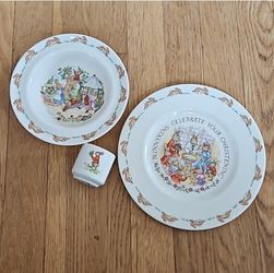 Bunnykins Pottery Dishes