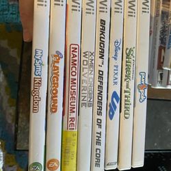 WII Ganes 5 Each Multiple Pictures 