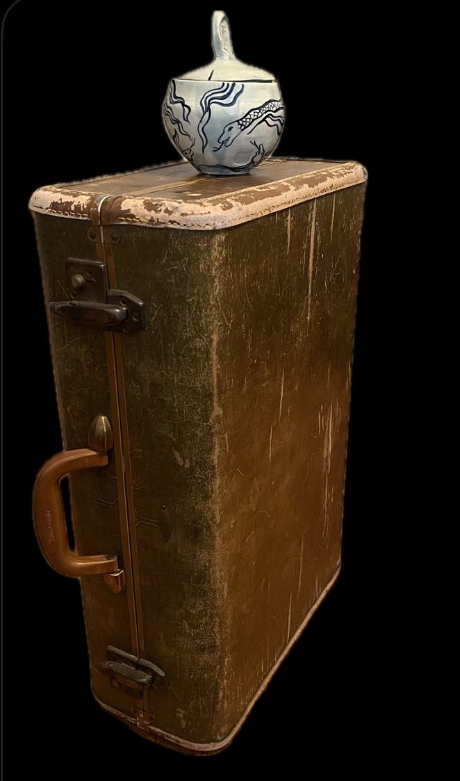 Vintage Samsonite Wooden Suitcase - Fair