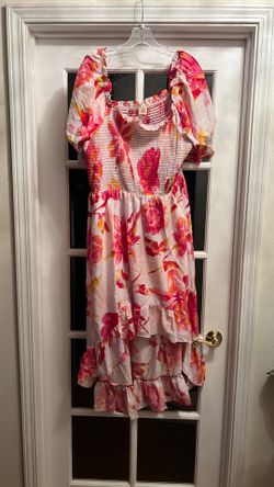 High Low Colorful Dress 3X New With Tags 