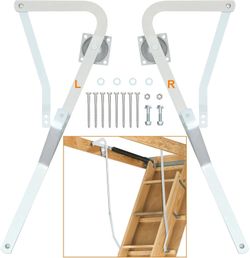 Left Side Attic Ladder Hinge Arms