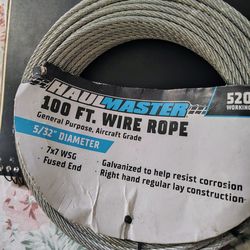 100 ft Haul Master wire rope