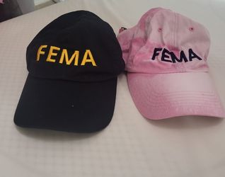 Two FEMA Hats