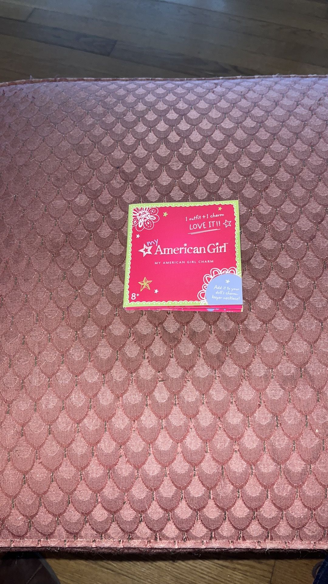 American Girl Charm - Confident Round Charm