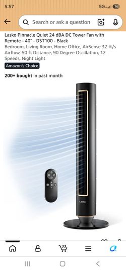Tower fan