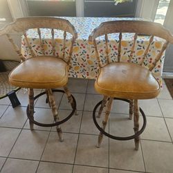 Vintage barstool set of 2