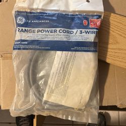 Range Power Cord 3 Wire