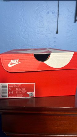 nike dunk low size 6.5 mens and womens wlf gry