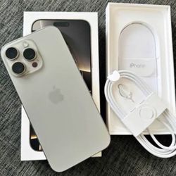 Iphone 16 Pro 256gb Unlocked Free applecare Plus Natural Titanium