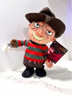 Animated Freddy Krueger Plush A Nightmare on Elm Street Talking Halloween Doll