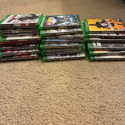 Xbox one Video Games five dollars each