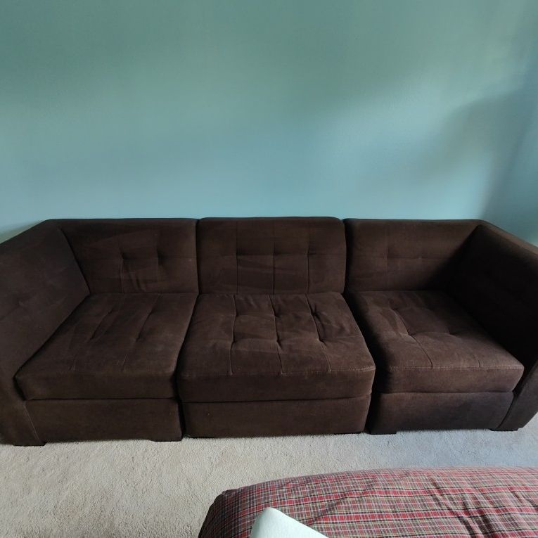 Nice Modular Couch With Ottoman 