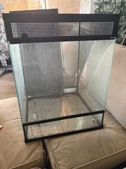 Tall Glass Reptile Terrarium – 18.5” x 18.5” x 24”
