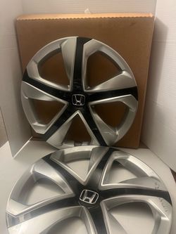 TWO 2016 2018 HONDA CIVIC LX HUBCAP WHEEL COVERW