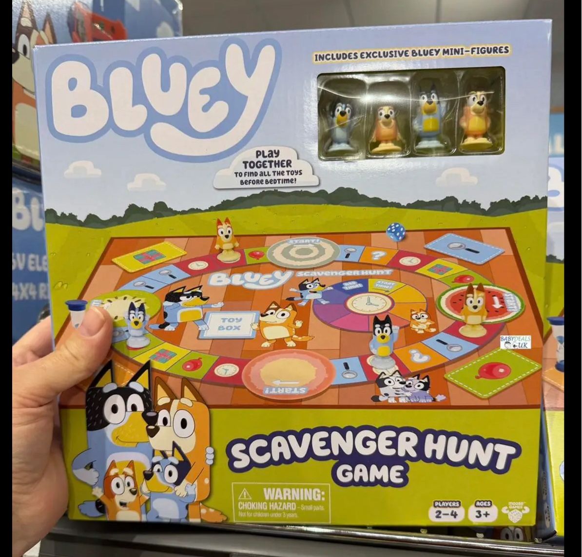 Bluey Scavenger Hunt Board Game 