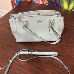 COACH small Christie Leather Bag W/ Extra Strap 
