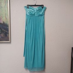 Ladies   David's  Bridal  Royal  Blue  Bridesmaid / Prom Dress